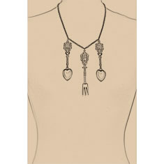 Artigiana Fiorentina Bigiotteria - Collana ottone dorato