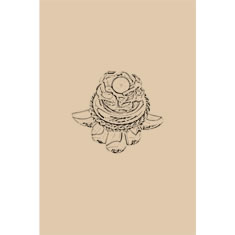 Artigiana Fiorentina Bigiotteria - Orecchino ottone dorato
