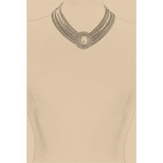 Artigiana Fiorentina Bigiotteria- collana alluminio verniciato