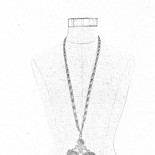 Artigiana Fiorentina Bigiotteria - Collana ottone dorato
