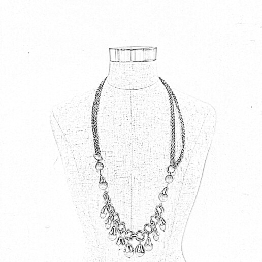 Artigiana Fiorentina Bigiotteria - Collana ottone dorato