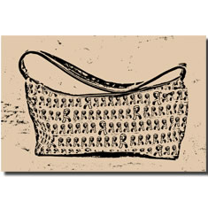 BORSA IN TESSUTO STAMPATO
