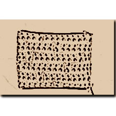 POUCH IN TESSUTO STAMPATO