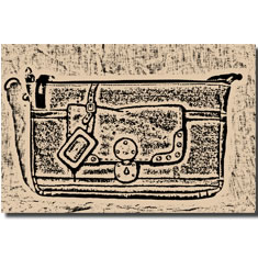 POUCH IN TESSUTO