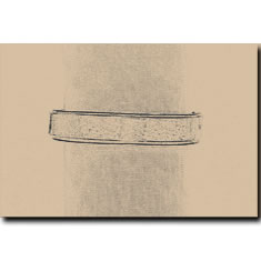 BRACCIALE CON BASE IN CUOIO