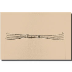 CINTURA CORSETTO IN PELLE