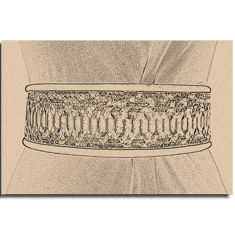 CINTURA CORSETTO IN PITONE