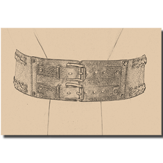 CINTURA CORSETTO IN PELLE