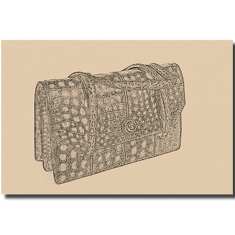 POCHETTE IN COCCODRILLO CON TRACOLLA IN COCCODRILLO