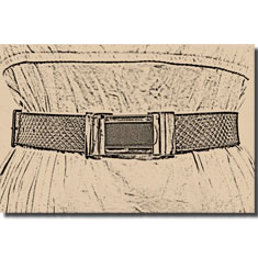 CINTURA CORSETTO IN PITONE