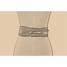 CINTURA CORSETTO IN PELLE