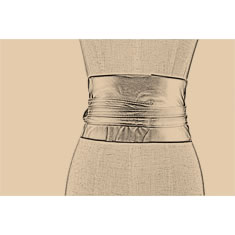 CINTURA CORSETTO iN CAMOSCIO