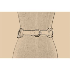 CINTURA CORSETTO INTRECCIATO