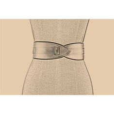 CINTURA CORSETTO IN PELLE
