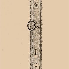 BRACCIALE IN PELLE CON CHIUSURA A GEMELLO