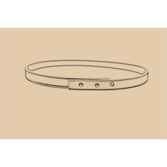 BRACCIALE SEMPLICE IN CAMOSCIO