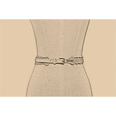 CINTURA CORSETTO IN PELLE