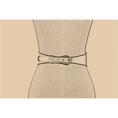 CINTURA CORSETTO IN PELLE