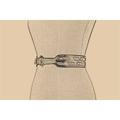 CINTURA CORSETTO IN TESSUTO