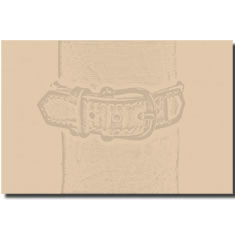 BRACCIALE PELLE/TESSUTO CON A  ACCESSORIO LACCATO